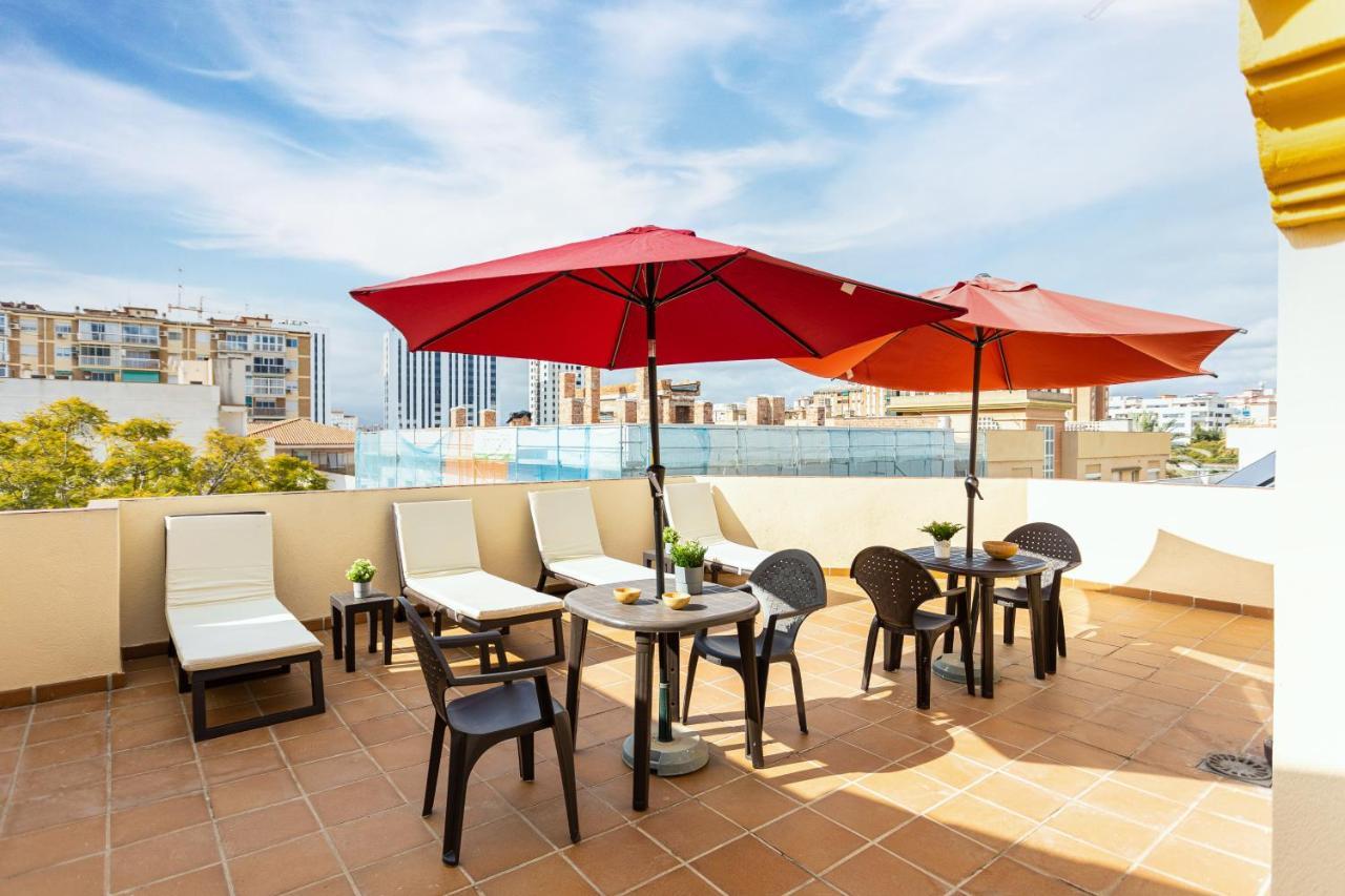 Holidays2Malaga Montesa 700M From The Beach Rooftop Terrace Bagian luar foto